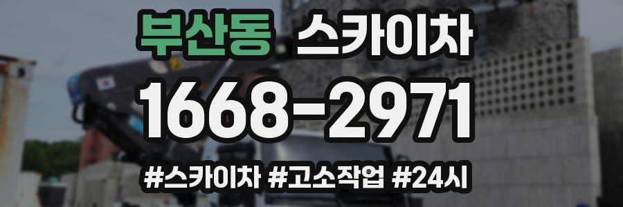 부산동 스카이차