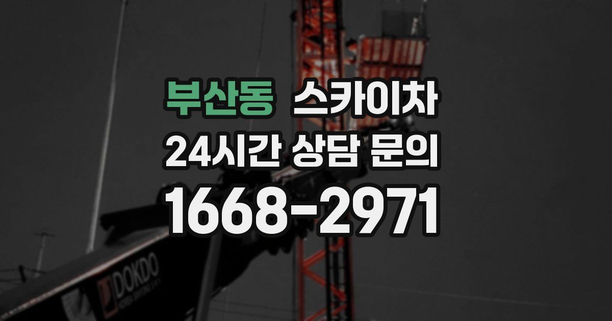 부산동 스카이차
