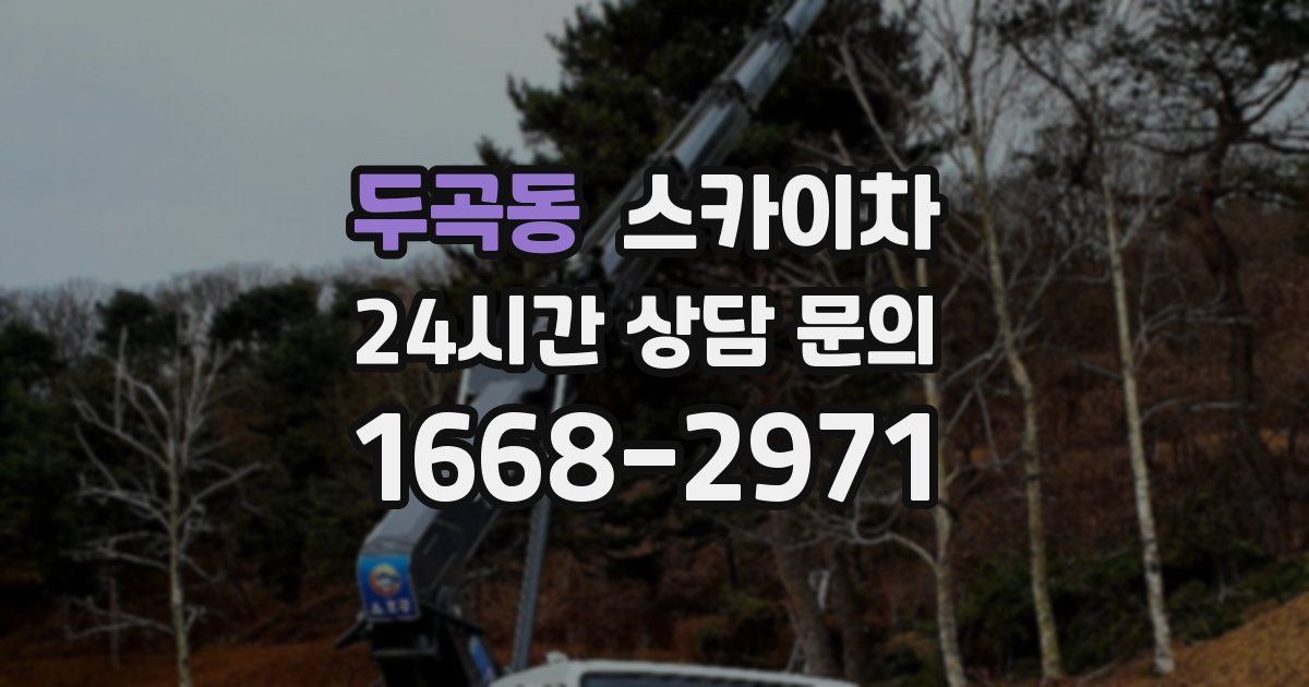 두곡동 스카이차