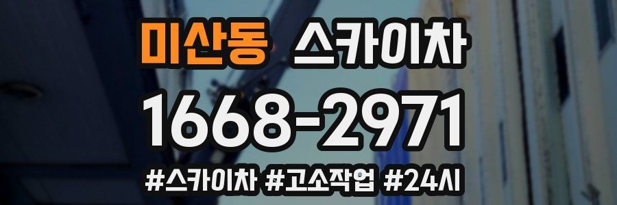 미산동 스카이차