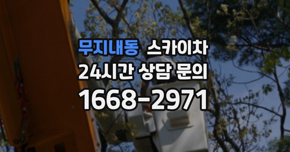 무지내동 스카이차