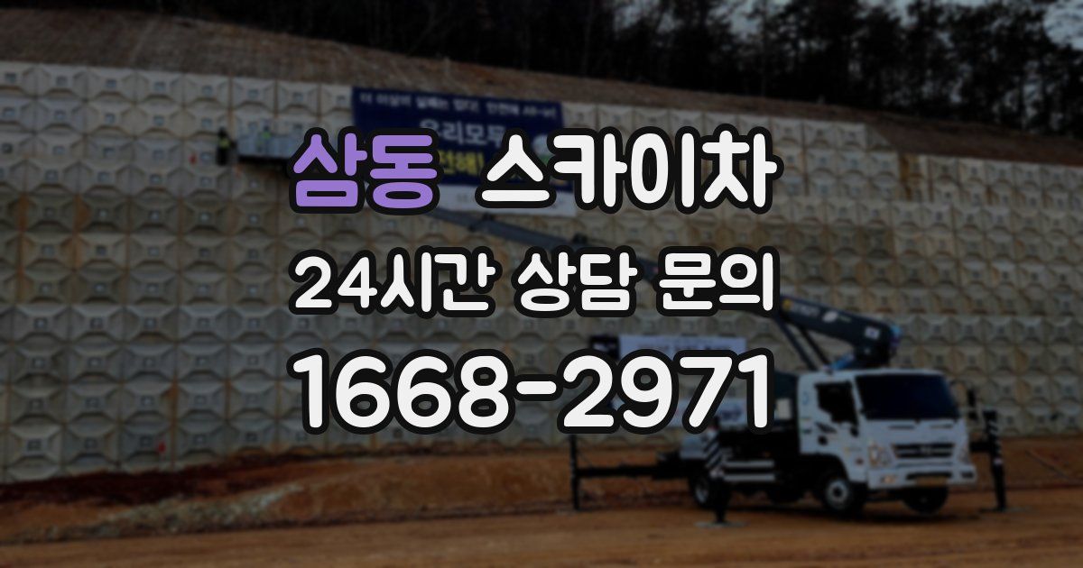 삼동 스카이차
