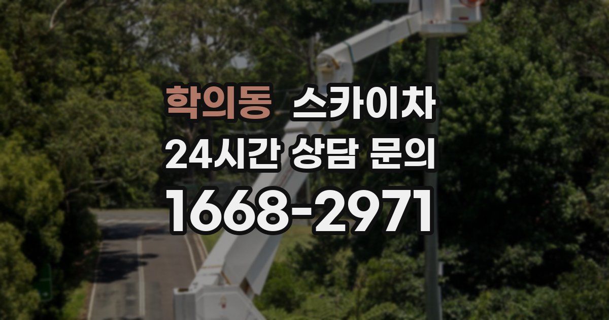 학의동 스카이차