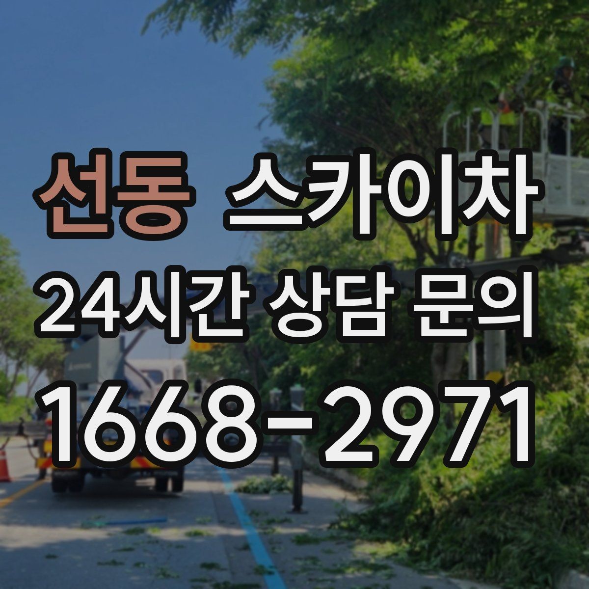 선동 스카이차 학교 주변 작업 시 안전 관리 포인트
