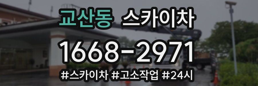 교산동 스카이차