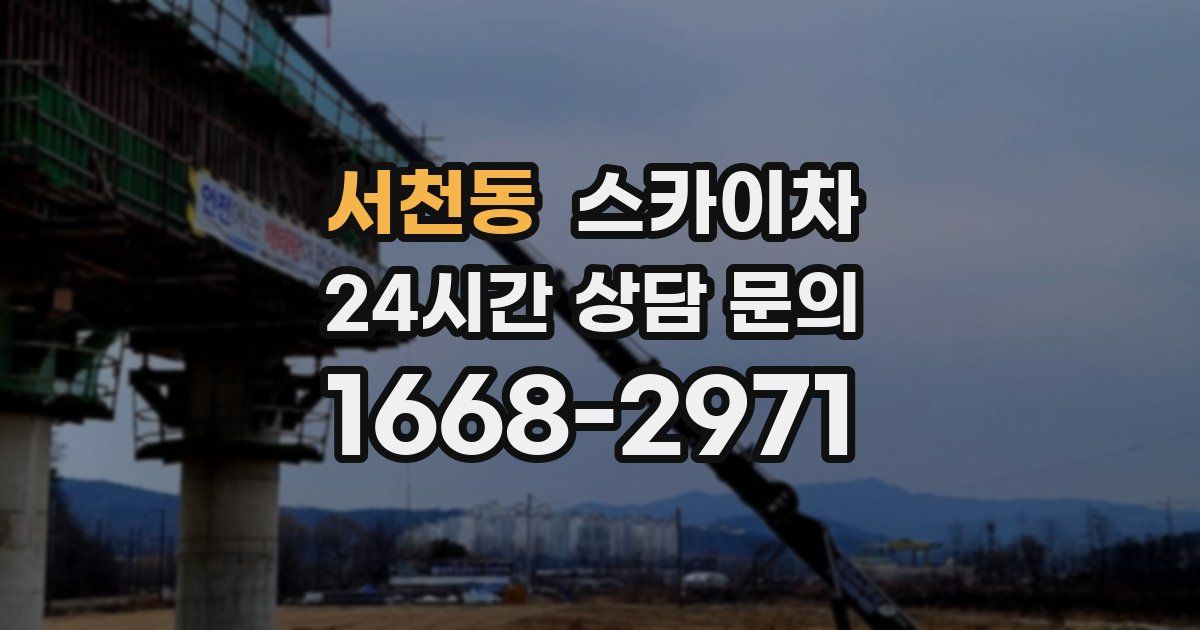 서천동 스카이차