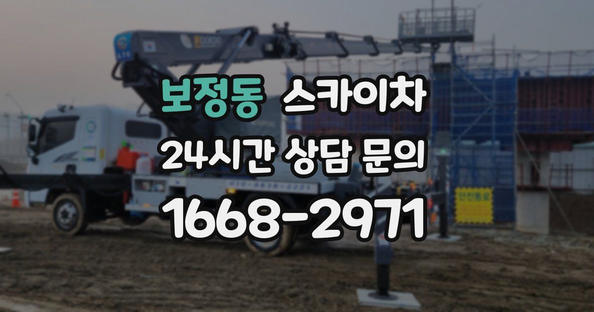 보정동 스카이차