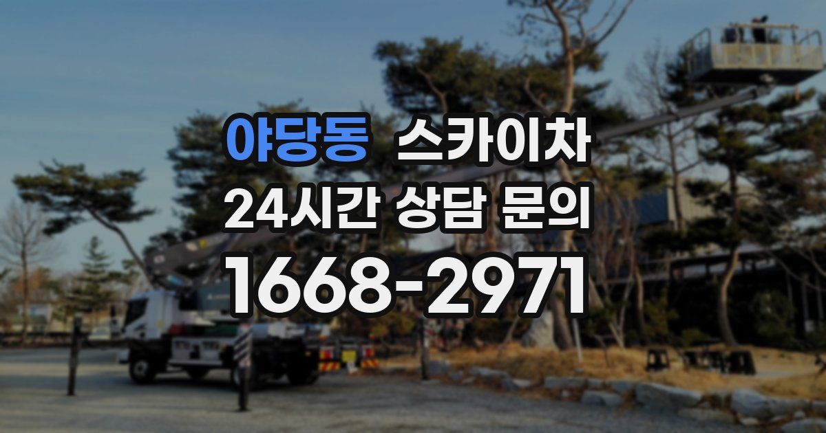 야당동 스카이차