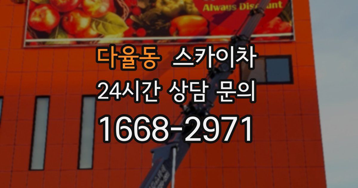 다율동 스카이차