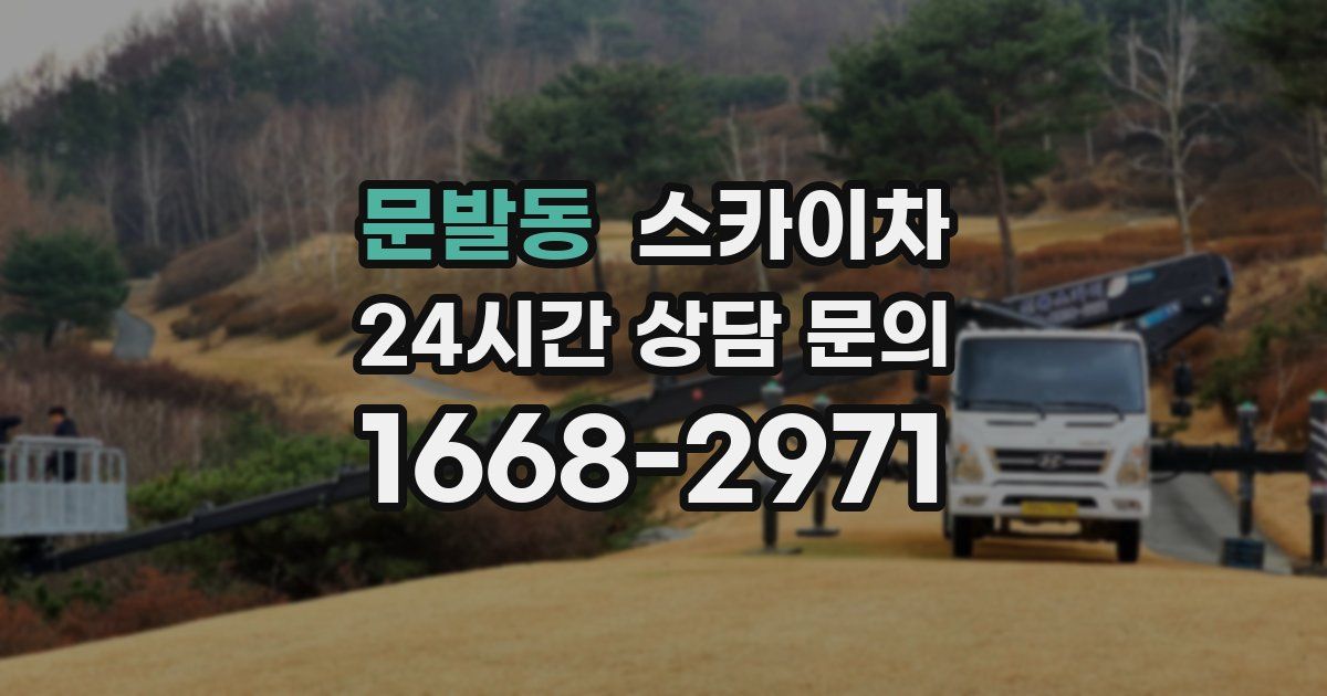 문발동 스카이차