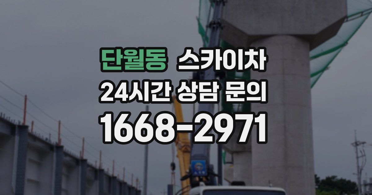 단월동 스카이차