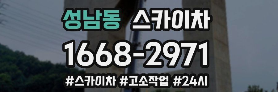 성남동 스카이차