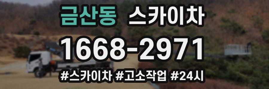 금산동 스카이차