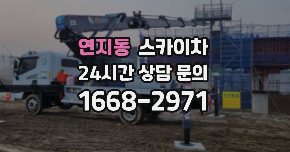 연지동 스카이차