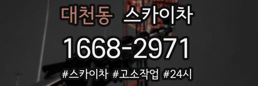 대천동 스카이차