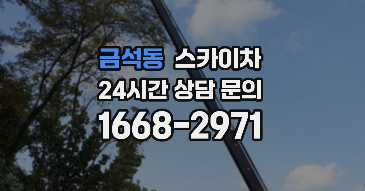 금석동 스카이차