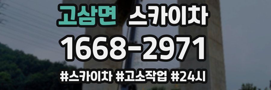 고삼면 스카이차