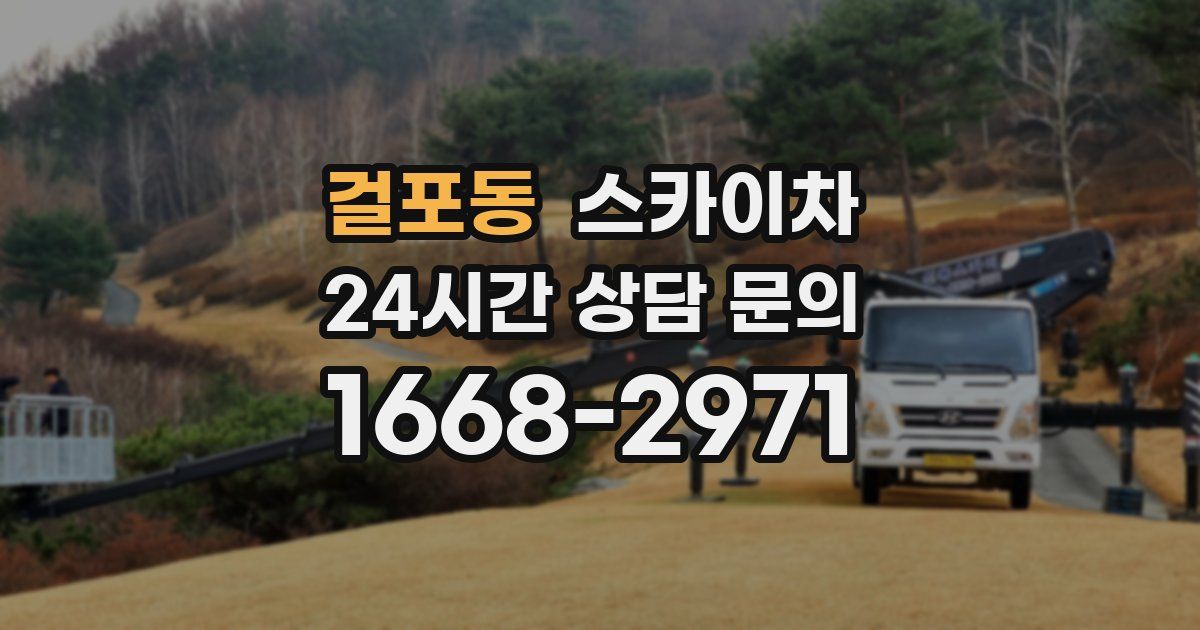 걸포동 스카이차