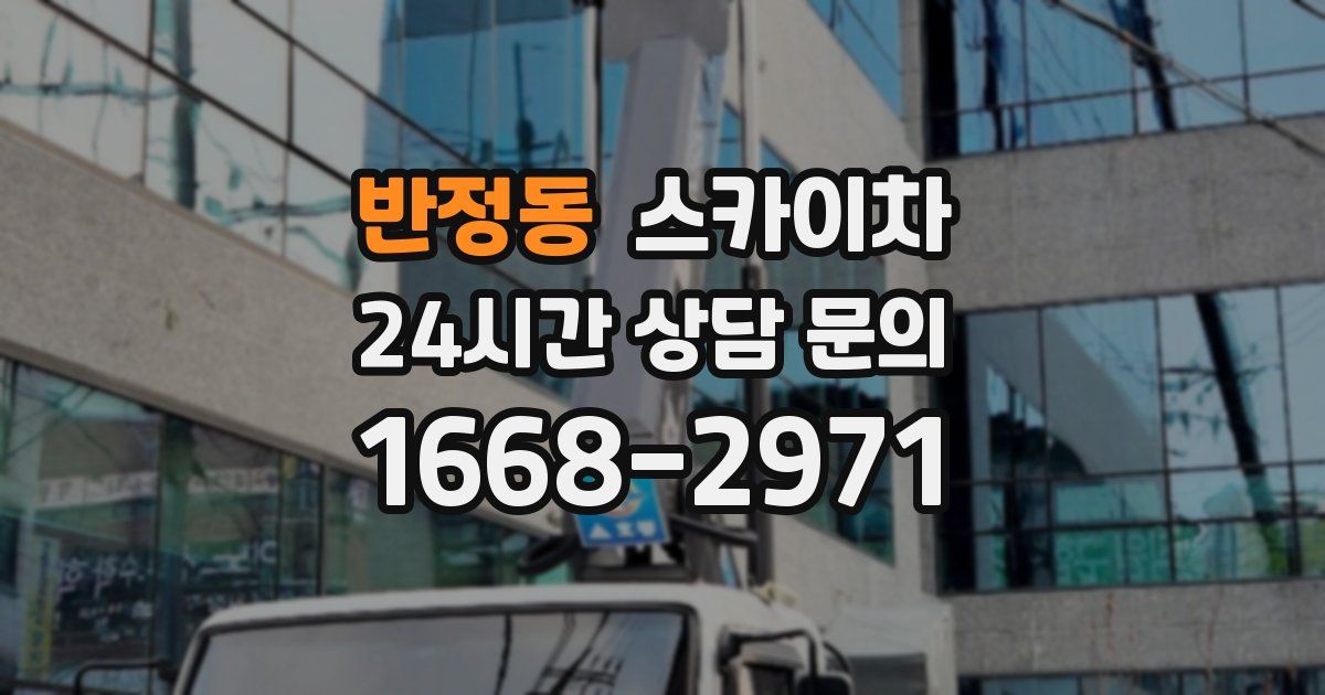 반정동 스카이차