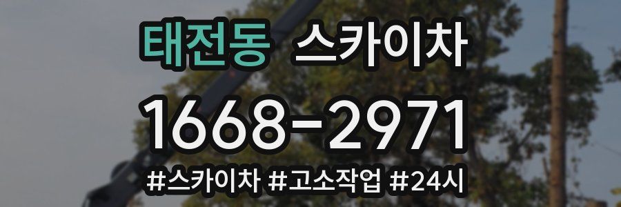 태전동 스카이차