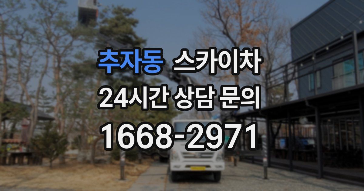 추자동 스카이차