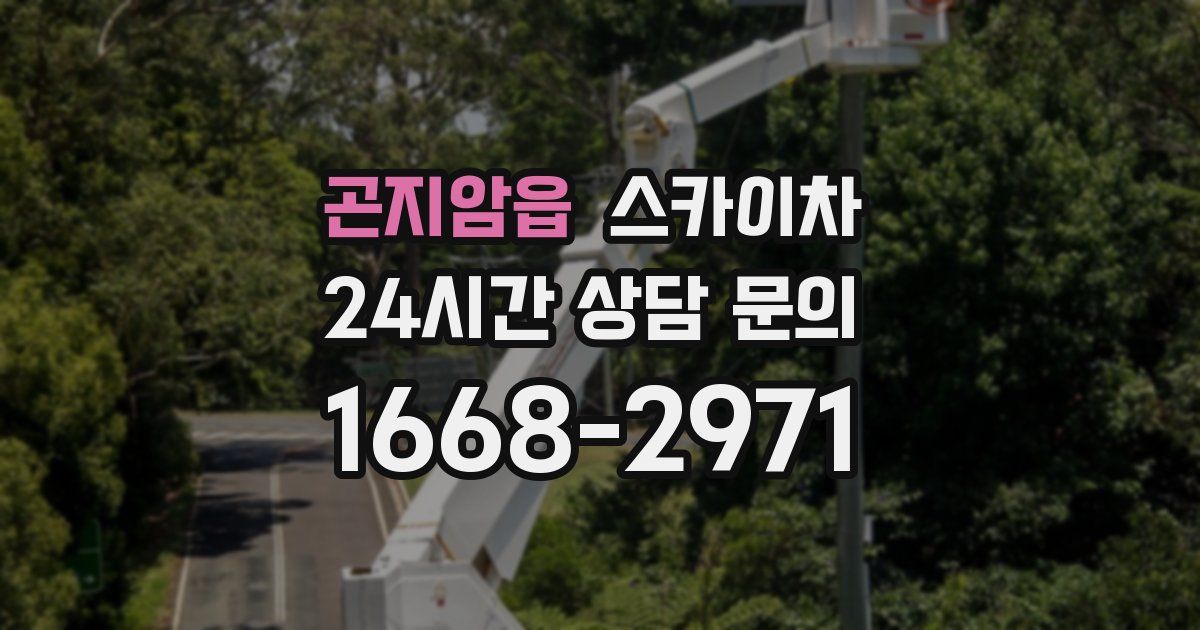 곤지암읍 스카이차