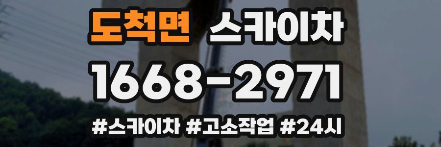 도척면 스카이차