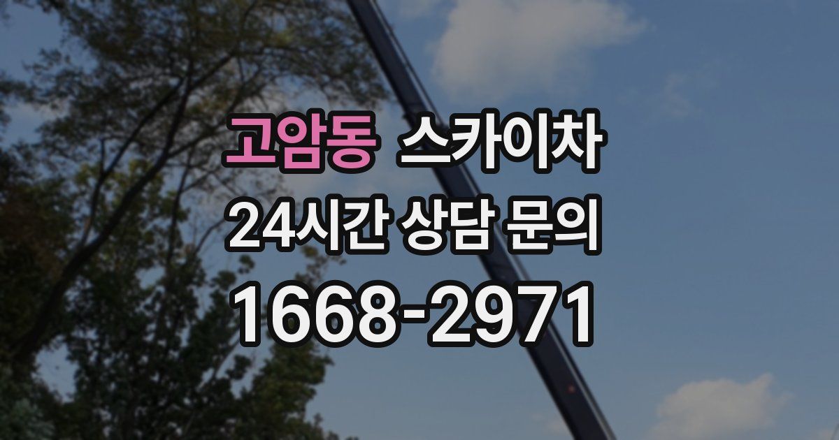 고암동 스카이차