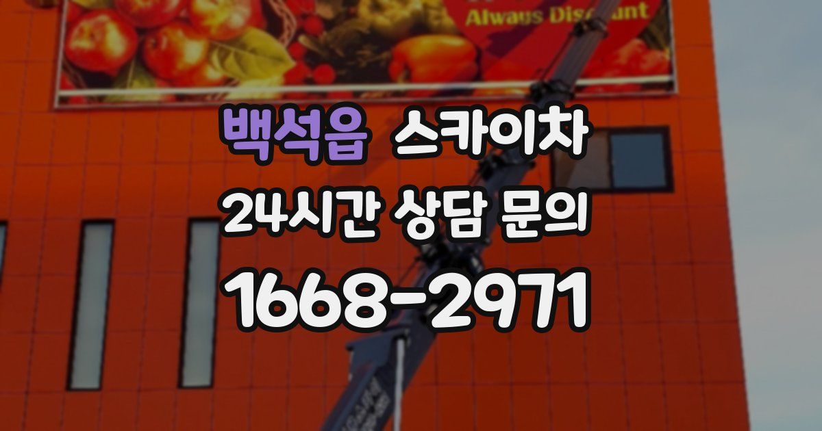 백석읍 스카이차