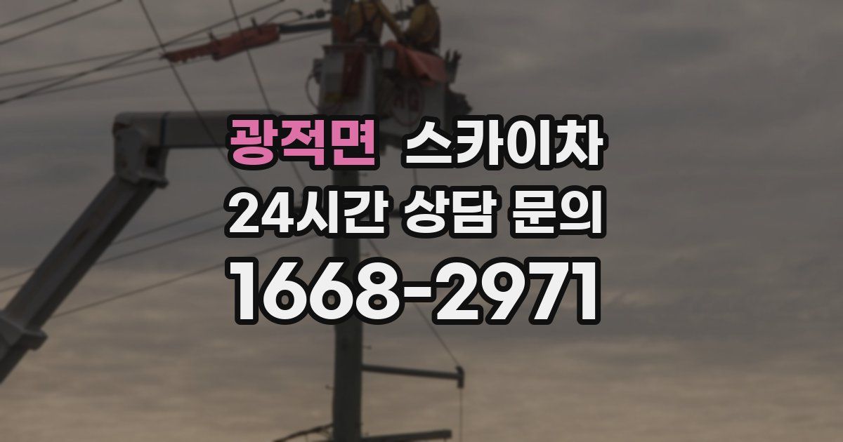 광적면 스카이차