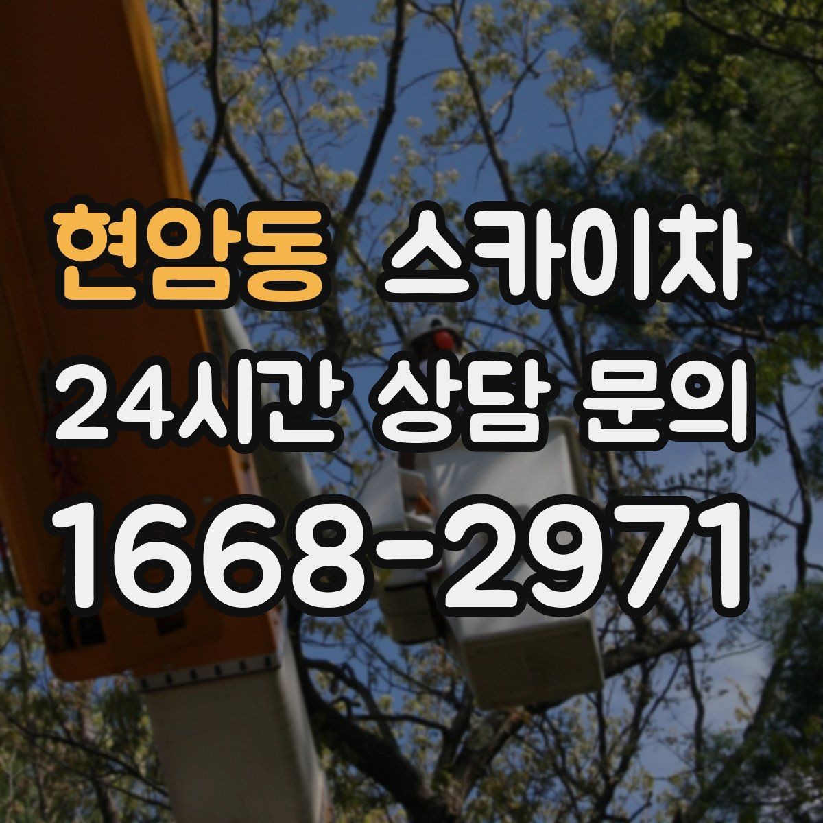 현암동 스카이차 고소에서 방충망 설치할 때 주의점