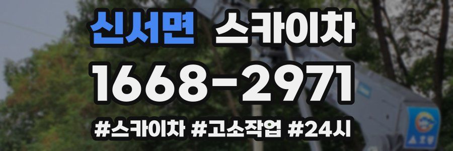 신서면 스카이차