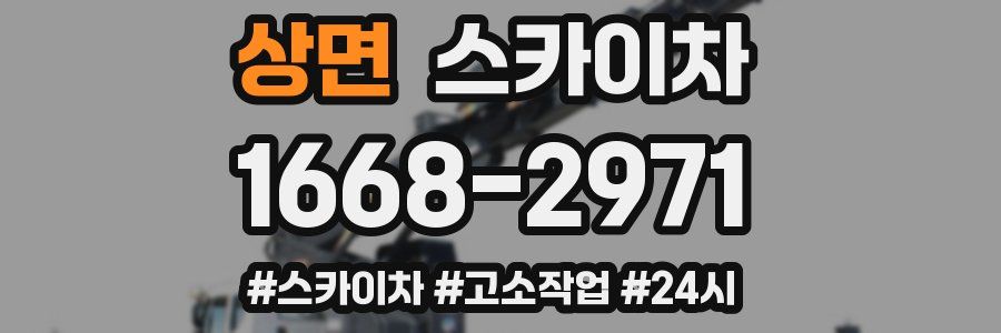상면 스카이차