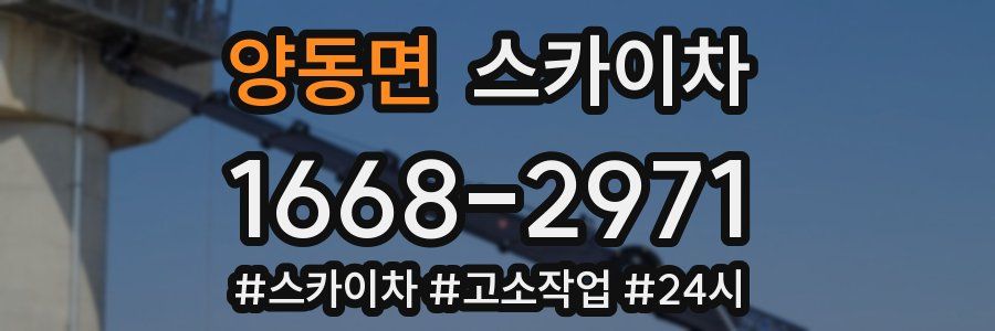 양동면 스카이차