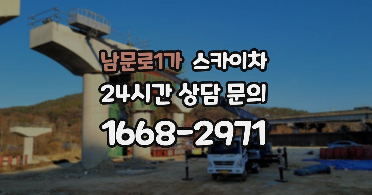 남문로1가 스카이차
