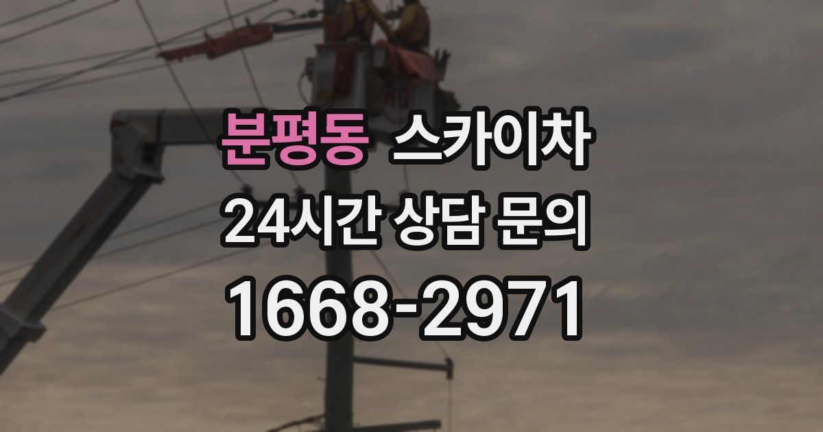 분평동 스카이차