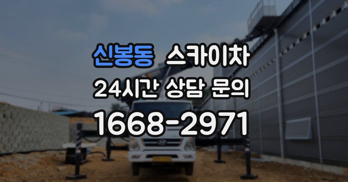 신봉동 스카이차