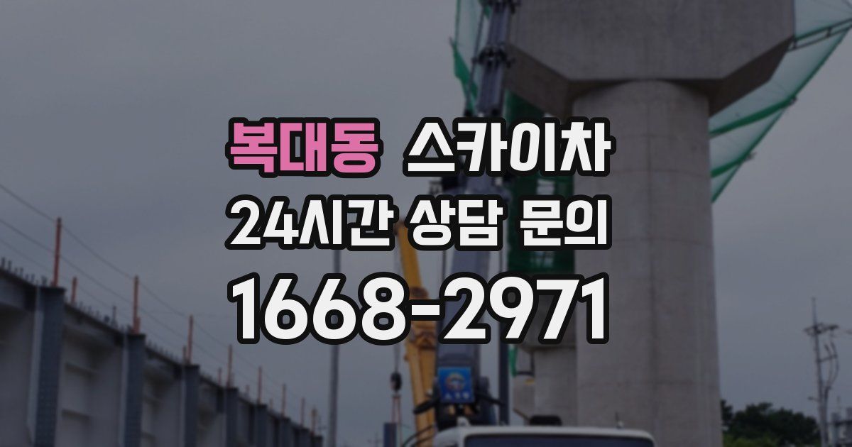 복대동 스카이차