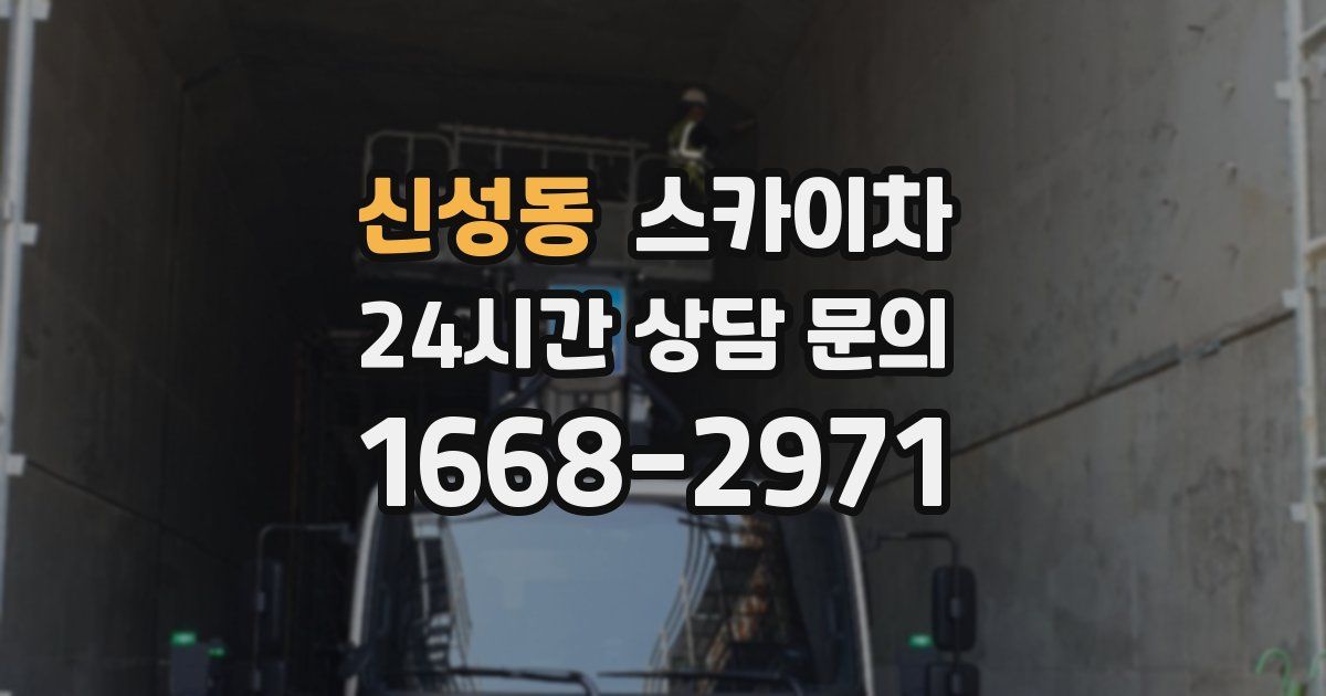 신성동 스카이차