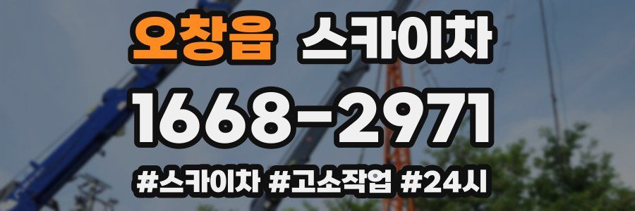 오창읍 스카이차