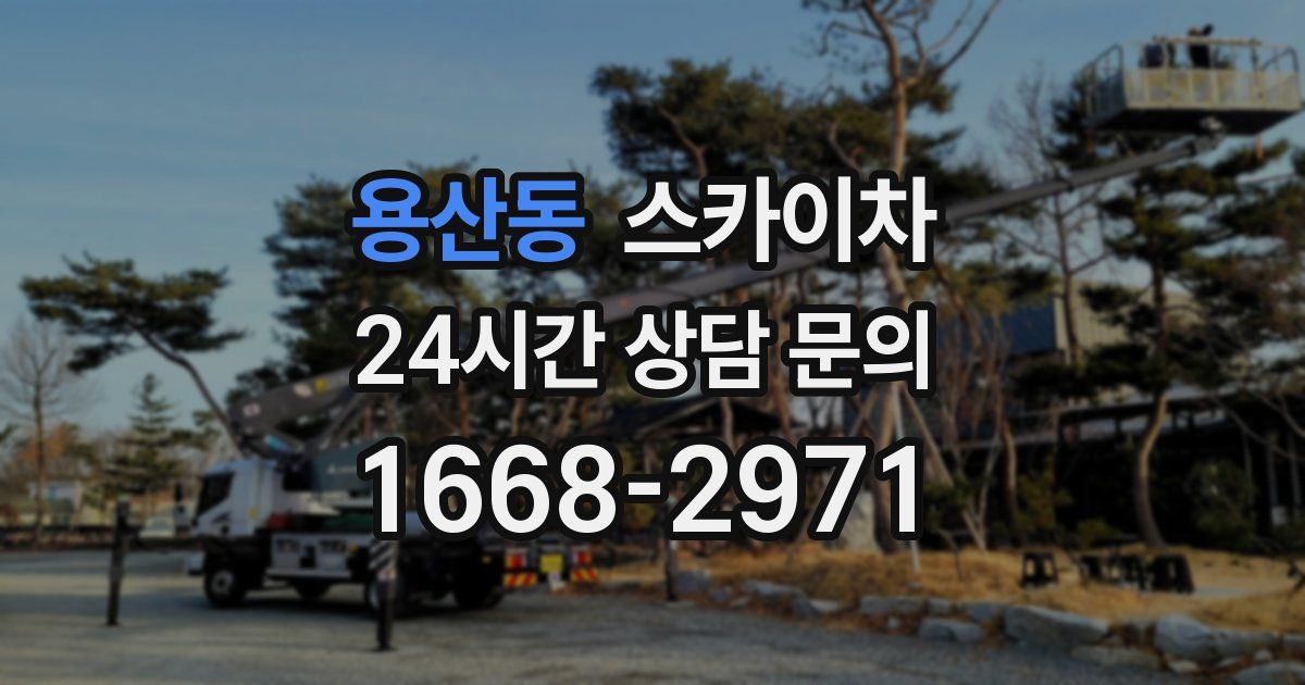 용산동 스카이차