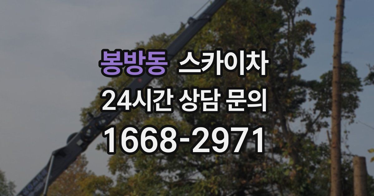 봉방동 스카이차