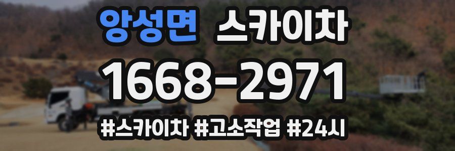 앙성면 스카이차