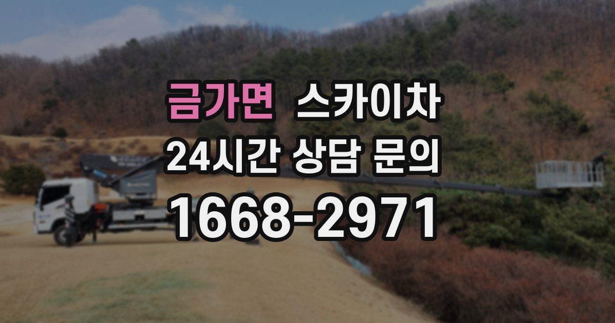금가면 스카이차