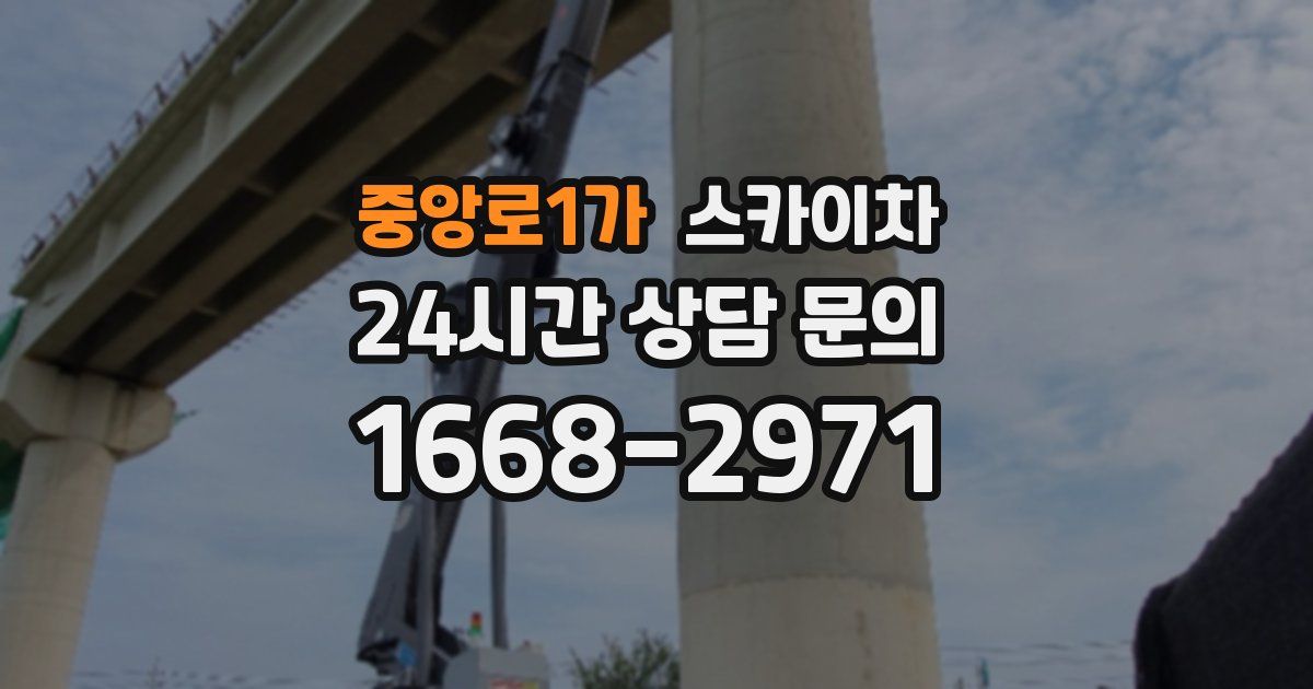 중앙로1가 스카이차