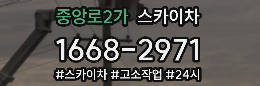 중앙로2가 스카이차