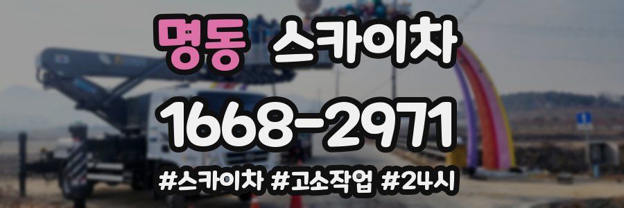 명동 스카이차