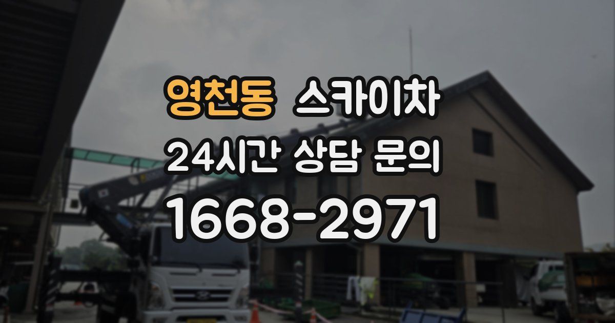 영천동 스카이차