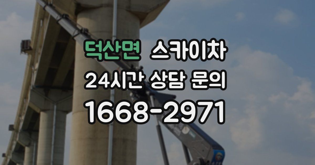덕산면 스카이차