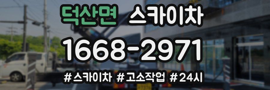 덕산면 스카이차
